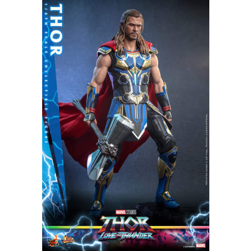 Movie Masterpiece Thor: Love and Thunder 1/6 Scale Figure, Blue, Approximately 32cm Tall