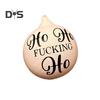 1 Pc/8 Pcs Prank Christmas Ball Funny Bauble Christmas Hanging Ball Rude Humor Hanging Ornaments for Christmas Tree Decor