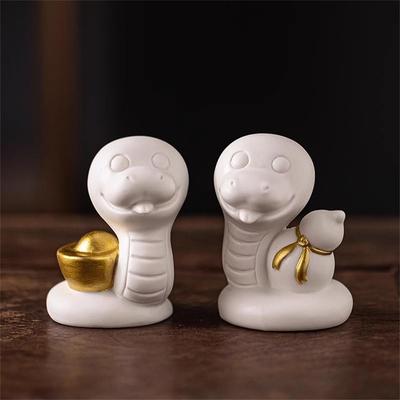 Zodyak Yılanı Süsü Yılan Beyaz Yılan Giriş Şans Getiren Yılan Yılan Süsü İyi Şans Getiren Şansı Artıran Feng Shui İyi Şans Şansı Davet Eden