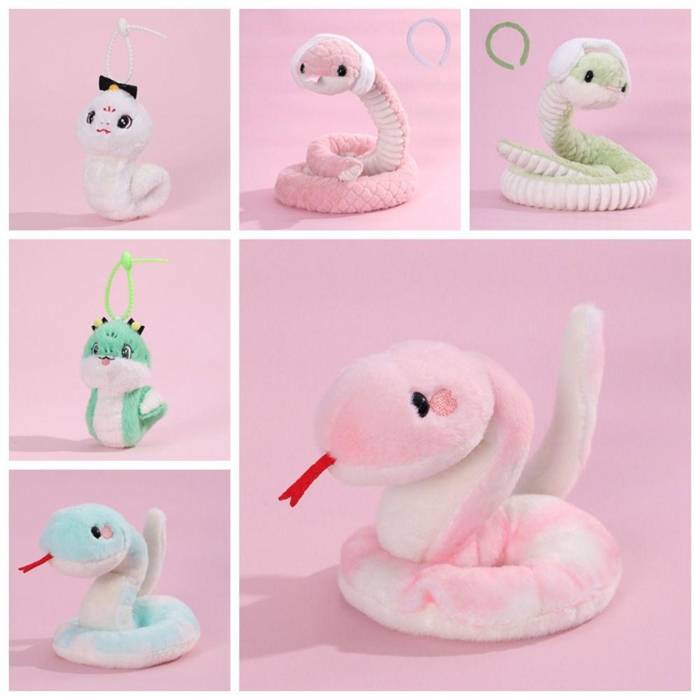 Little Snake Year of The Snake Plush Toy Wrap Around Arm Snake Animal Doll  Children Gift