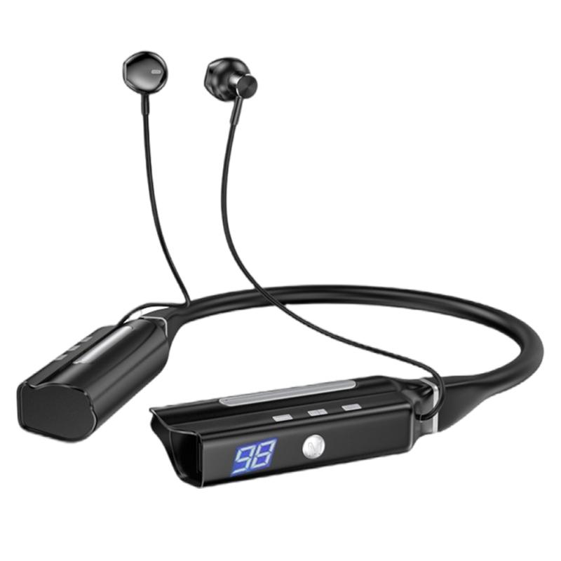 

Bluetooth-compatible Sweatproof Neckband Headphones 6000mAh Long Battery, HiFi Sound, Comfort for Sports and Daily Use
