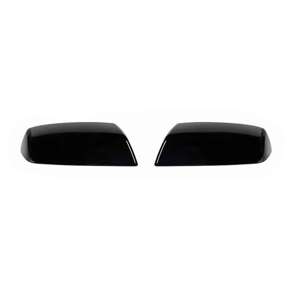 For Chevrolet Silverado 1500 GMC Sierra 2014-2018 Car Sticker Rearview Side Mirror Cover Wing Cap Exterior Door Case Trim Silver