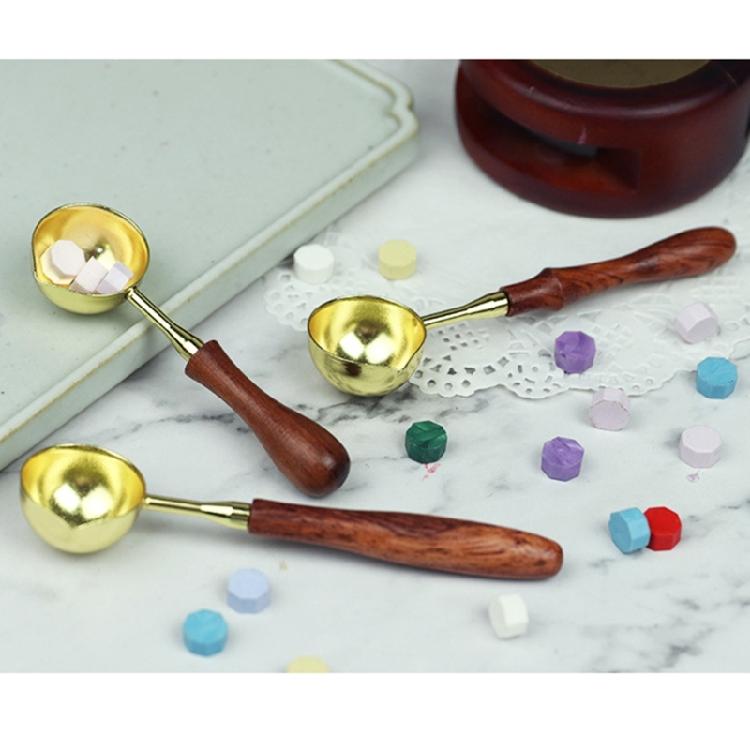 3 Pcs/Set Wax Sealing Melting Spoon Wax Seal Spoon Sealing Stamp Melting Spoon for Wax Seal Stamp Envelope