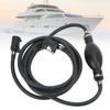Outboard Fuel Line Hose Hand Primer Bulb Assembly Kit with Connector for Motor Vehicle Marine