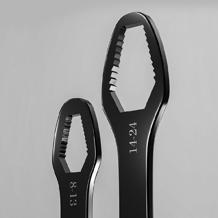 Wrench Adjustable Multifunctional Wrench 8-24mm Manual Repair Tool Bicycles Motorcycle Car Repair Tool Wrench
