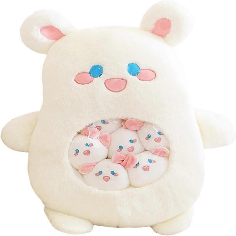 

Cute Plush Toy Doll Pillow Plush Animal Set Creative Children s Toy (Rabbit)