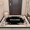 Premium Crystal Velvet Floral Entryway Mat - Non-slip, Durable, Quick Absorbent & Easy To Clean
