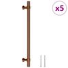 Furniture Handles 5 Pcs Bronze 192 Mm Stainless Steel