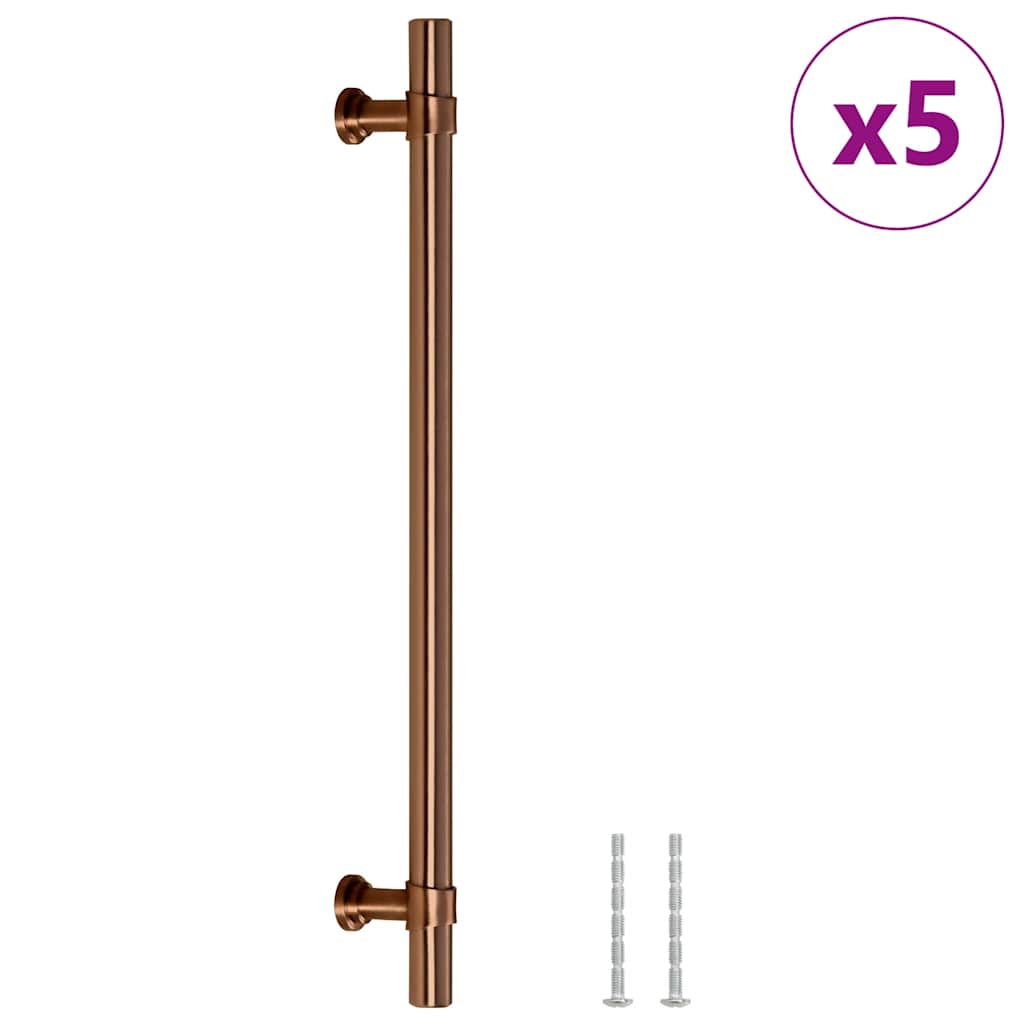 Furniture Handles 5 Pcs Bronze 192 Mm Stainless Steel
