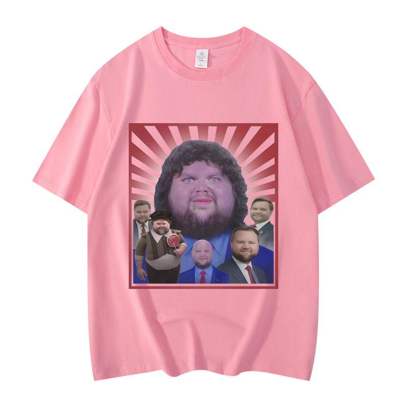 JD Vance Funny Meme Graphic T Shirts Men Women Clothing Fashion Y2k Oversized T-shirt Summer Casual Loose Short Sleeve T-shirts