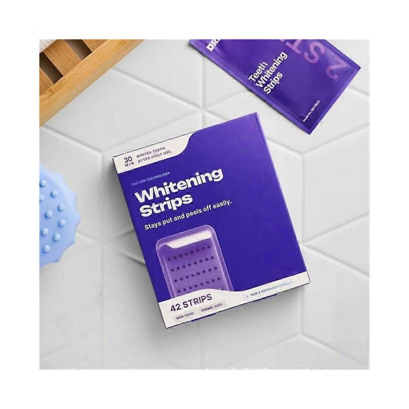 (1box)1-3 Schachteln Zahnaufhellungsstreifen - 7-Tage-Behandlung mit rutschfester, trockener Streifentechnologie