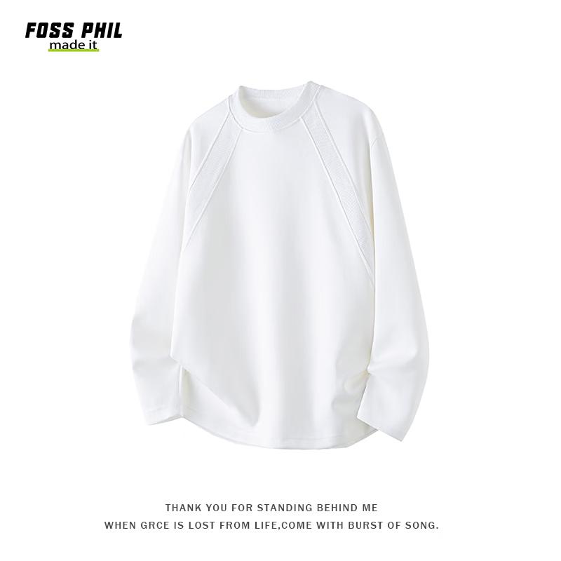 Foss Phil Men s Heavyweight Long Sleeve Crewneck Tee T50981 L