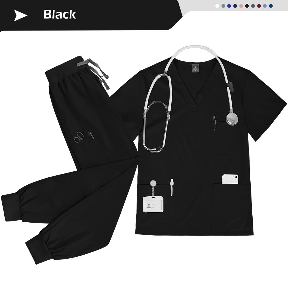 Nurse Uniform Set Doctor Nurses Dental Hospital Uniforms Joggers Pants Sets Beauty Spa Nursing Articles Scrub Workwear