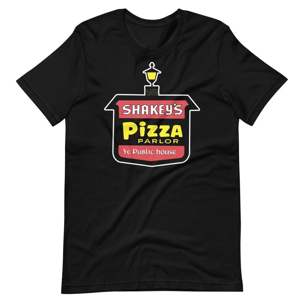 SHAKEYS PIZZA 70s Style Tee Shirt Short-Sleeve Unisex T-Shirt L