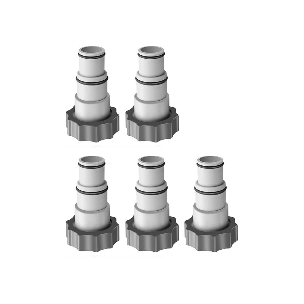 Pool Hose Adapter for Sand Pump Replacement Hose Adapter Pool Pump Part with Plunger Valve for Intex Swimming Pool Accessories