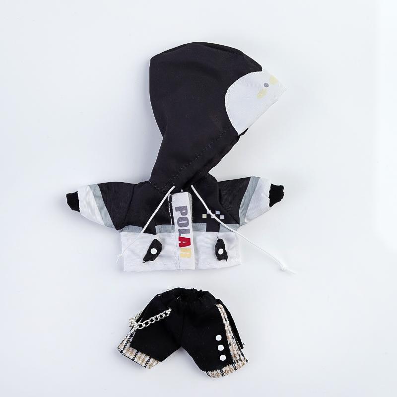 OB11 Doll Bear Coat Set Clothes And Pants Suit For Ob11 1/12 Doll Outfit Daily Casual Accessories For Children Diy