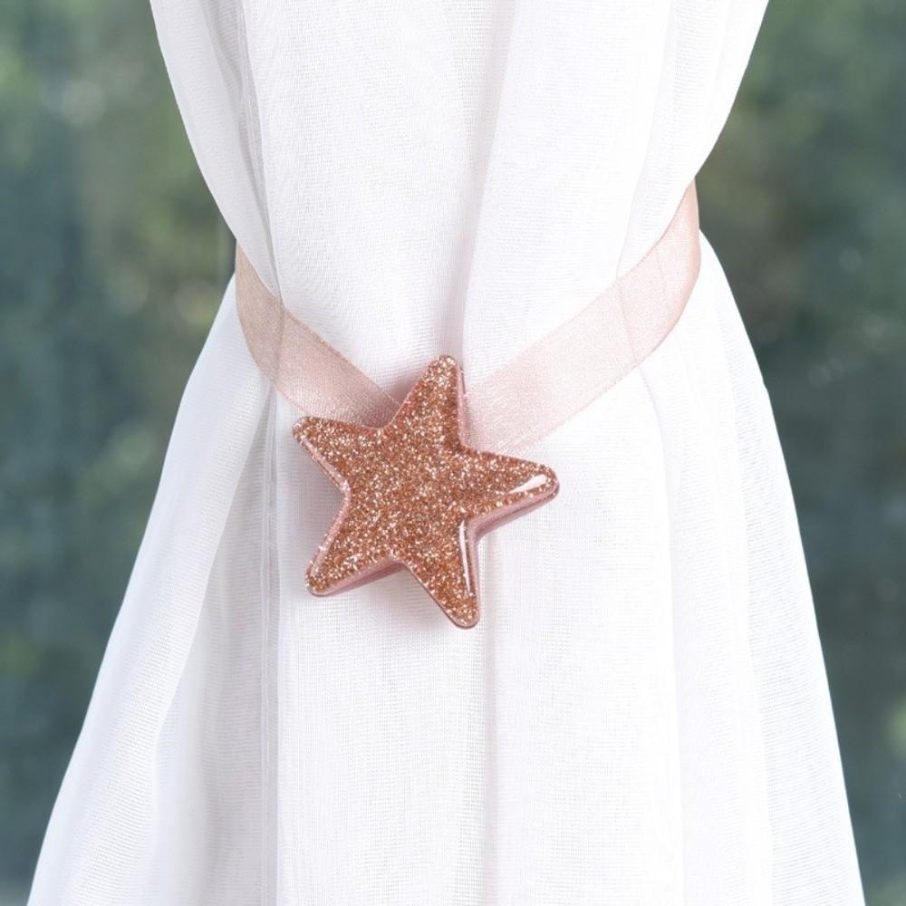 Sternförmige Gardinenhalter ABS Gardinenrückhalter Nordische Magnetische Gardinenbinder Heimdeko