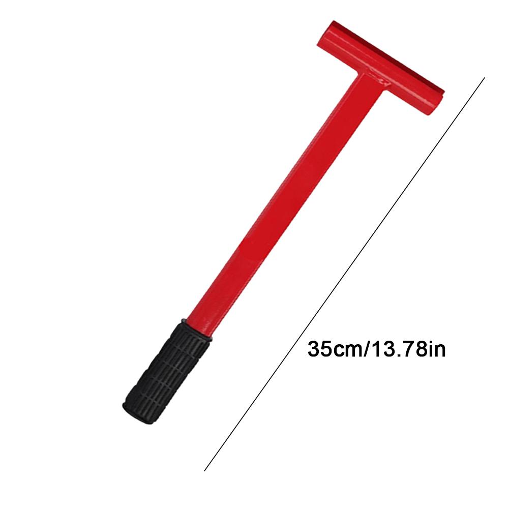 Door Hinge Adjustment Tool with Rubber Handle Hinge Bender Wrench Door Hinge Adjuster Fit for .134 Gauge Commercial Door