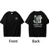 Fashion Trend  Crocodile Warrior Anime Fun Printed Tee Short Sleeve 100% Cotton Men T Shirt Casual Loose Oversized Y2k Tops