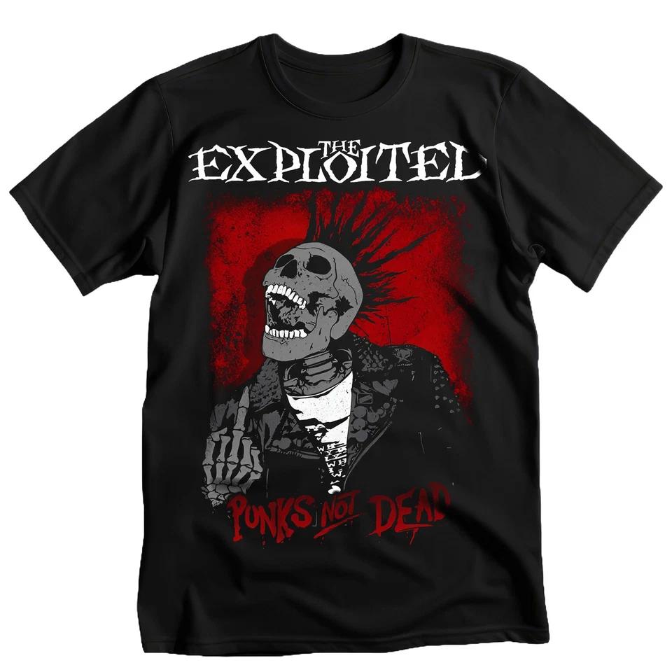 Оригинальная футболка The Exploited Splatter Punks Not Dead S-2XL НОВАЯ XL