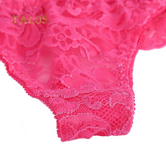 Talos Sexy Women's Lace Panties Soft Briefs Knickers Lingerie Underwear Thongs G-String