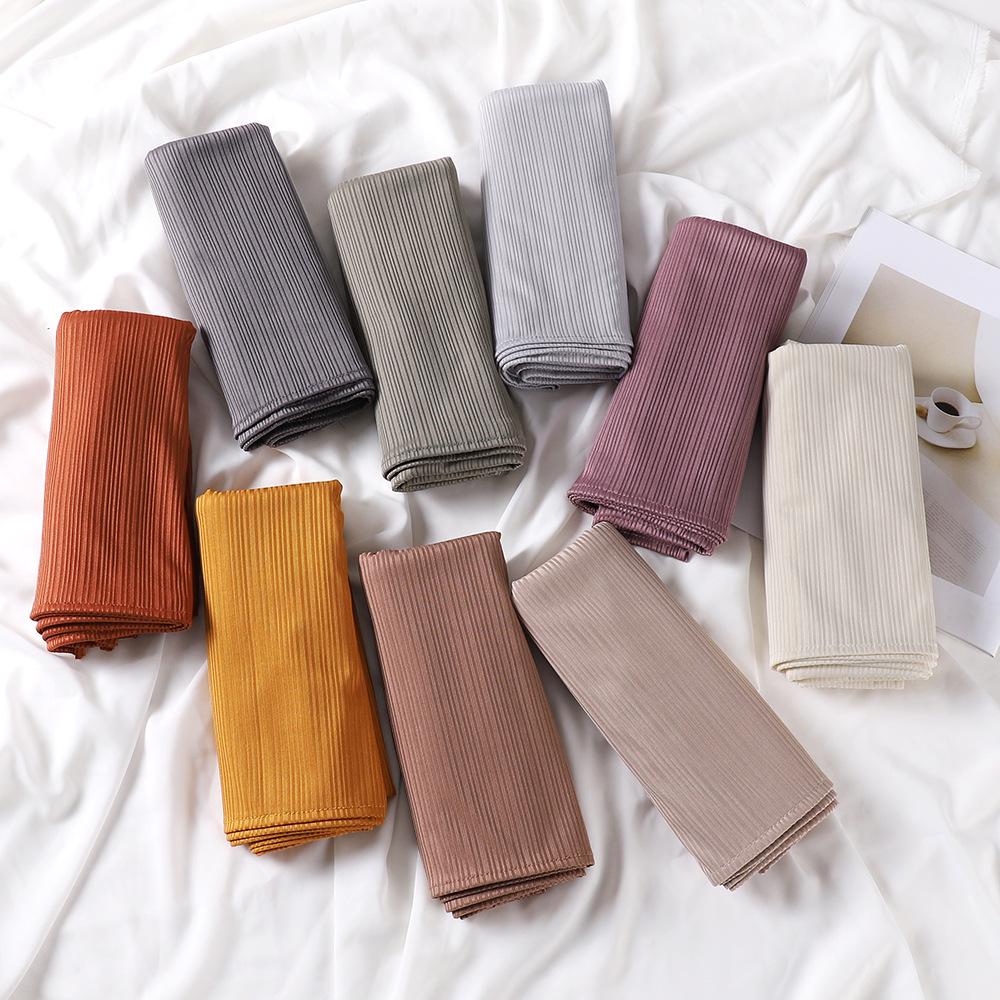 Women's Striped Knitted Headscarf – Malay Indonesian Hijab