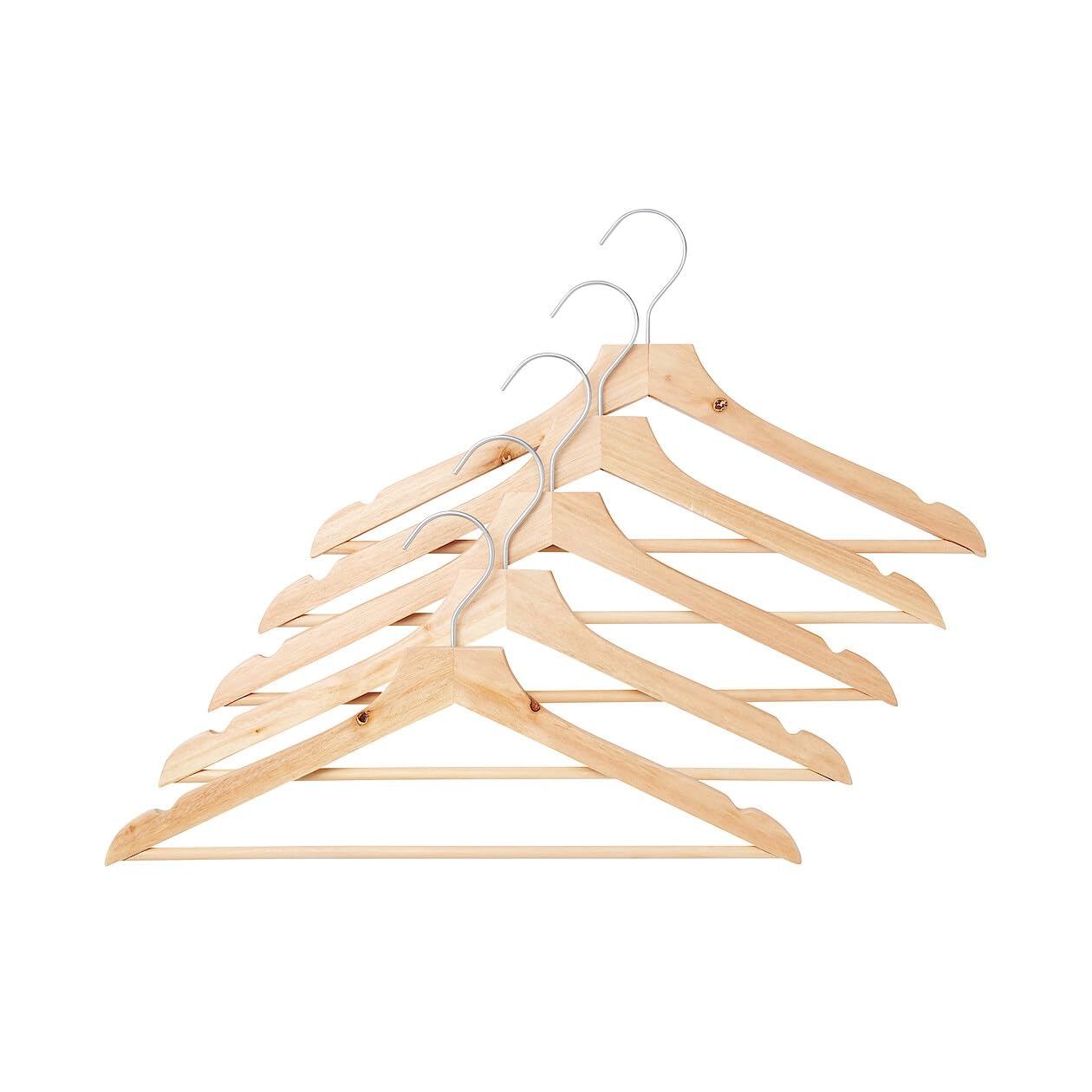 

MUJI Wooden Hangers with Set of 5 Knots, MA26JJ3S,