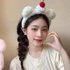 YJL3 Cute Shark Cake Wave Point Headband Makeup Hair Hoop Amusement Park Photography Prop for Women Girl Hair Accessories