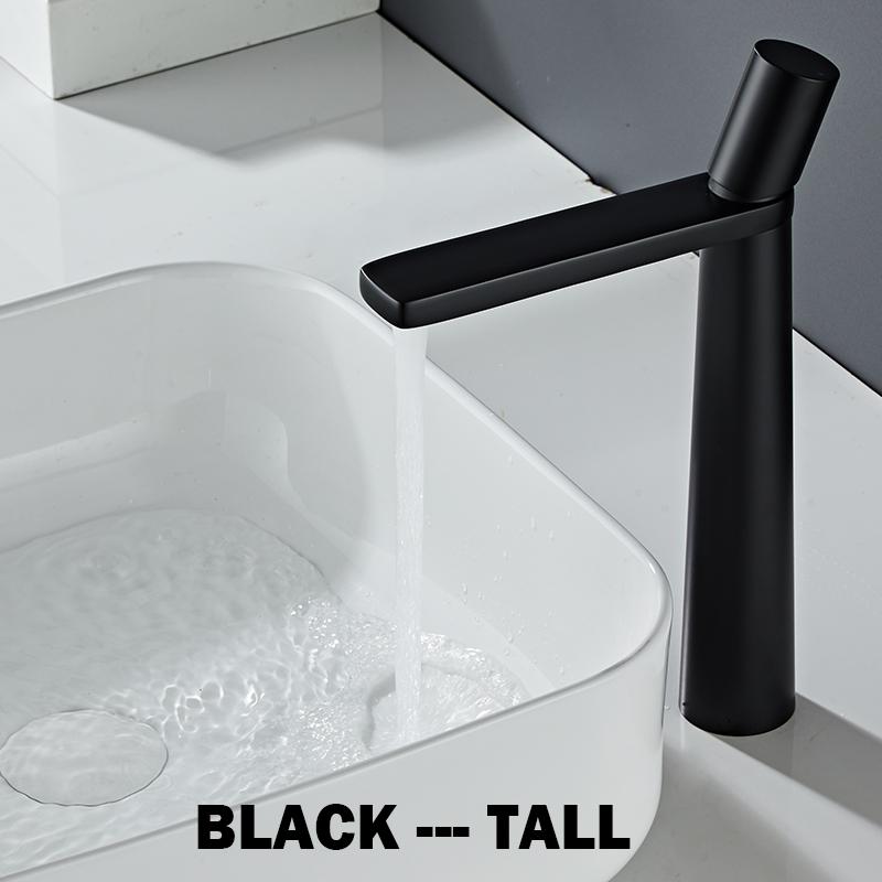 BAKALA Bathroom Faucet Brush gold Basin Faucet Mixer Hot &Cold Bathroom Basin Faucet Mixer Tap Hot and Cold Sink faucet