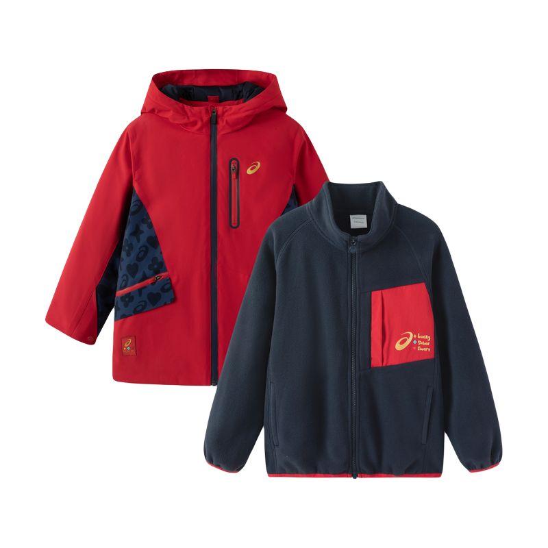 Asics x YISHUJIA,LIANMINGKUAN Windbreaker Jacket Urban Trendy China Red Teenagers 331251053005-0601 150