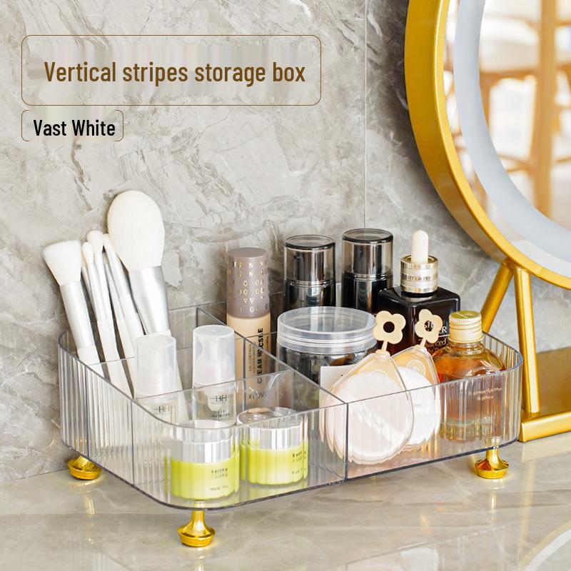 

Luxury Cosmetic Storage Box with Large Capacity and Compartments for Skincare and Lipstick