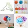 50pcs Artificial Foam Roses In Vibrant Colors Perfect For Wedding Party Decor And Bouquets