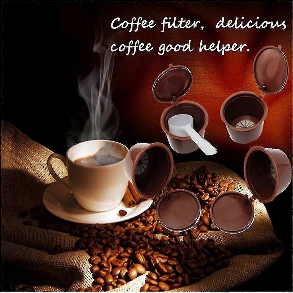 2026 Hot!! Refillable Coffee Filter Cup Compatible Taste Adapter Reusable Machine Pod Compatible Kit