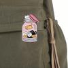 Cute Cartoon Soft Cute Cat Alloy Dripping Brooch Cute Cat Metal Badge Bag In Bottle Bag Accessories