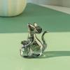 Lucky Mouse Rat Figurine Exquisite Attracting Wealth Crystal Rat Ornament Clear Crystal Crafts Mini Table Ornaments Living Room