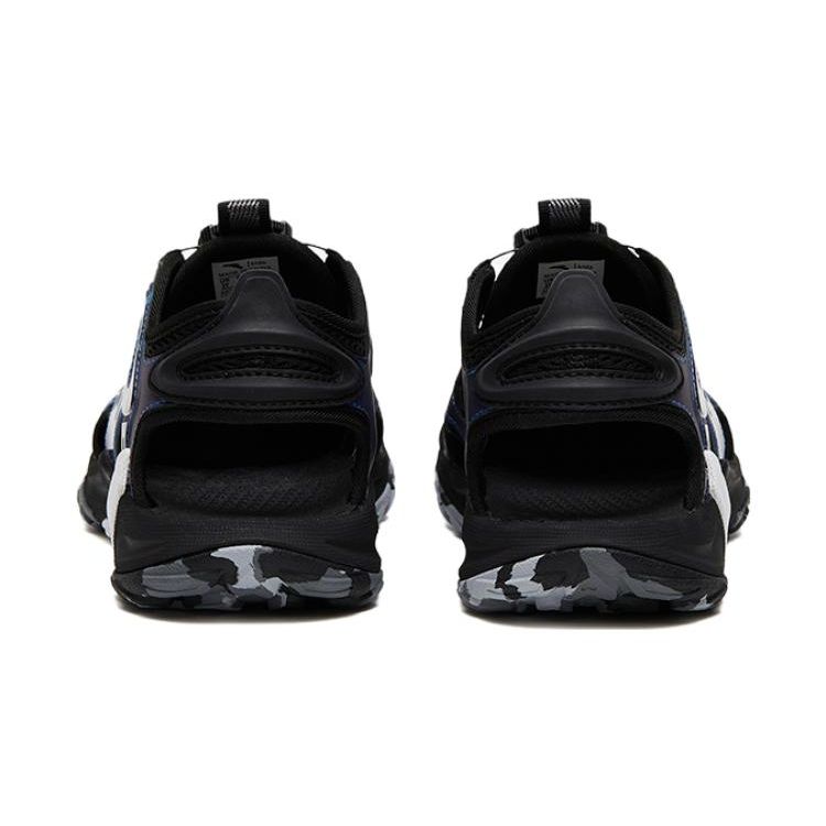 Anta Comfortable Versatile Non-Slip Kids Sandals Kids sandals Black Blue 312326933-1