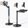 Eary Phone Holder For Desk Flexible Adjustable Multi-Functional Stand For Video Recording Compatible With 4.7-7 Inches Devices