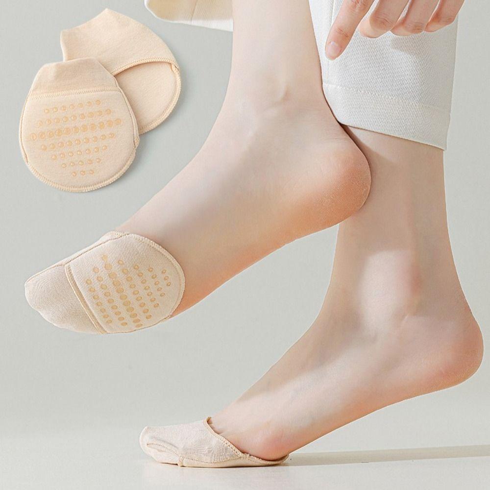 Sock Slippers Silicon Forefoot Socks Elastic Invisible Half Feet Socks Soft Toe Socks High Heel Shoe XXS