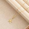 Versatile Ocean Star Pendant Necklace: Women's Holiday Style Clavicle Chain