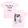 Camisetas de Moda Y2k El Arte de Amar EN VIVO Camisetas de Olivia Dean Estampado Gráfico Camisetas de Algodón Sueltas Ropa de Moda Superior Unisex