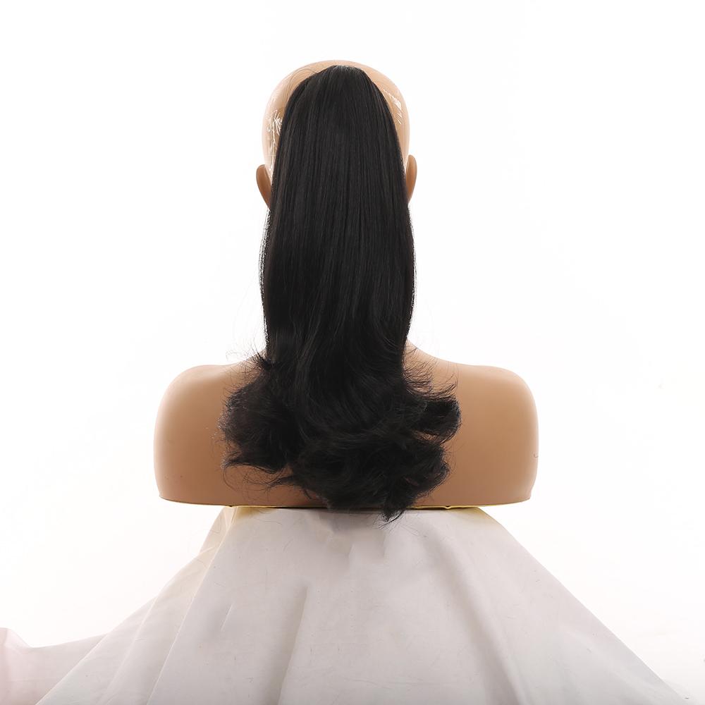 

Bybrana Long Hair Black Woman Повседневные Синтетические волосы Хвост 40cm