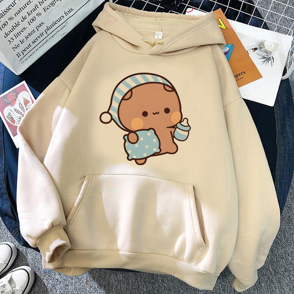 Lustige Cartoon Bubu Dudu Niedlicher Print Grafik Kapuzenpullover Anime Street Fashion Y2k Langarm Fleece Kapuzenpullover Herren Damen Paar Kleidung
