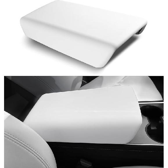 WinDu For Tesla Model 3 Model Y Armrest Cover Center Console Cover Non-Slip TPE Armrest Protector 2016-2024 Model 3 Model Y Interior Accessories