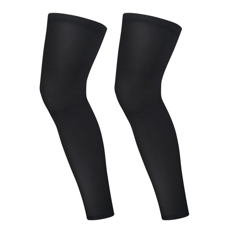 Breathable Lycra Sun Protection Leg Sleeves for Cycling & Running – High Elasticity, Quick-Dry, Ice Silk Knee Pads
