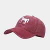 New Luxury Horse Embroidery PVC Adjustable Sun Hat for Unisex Casual Outdoor Fashion