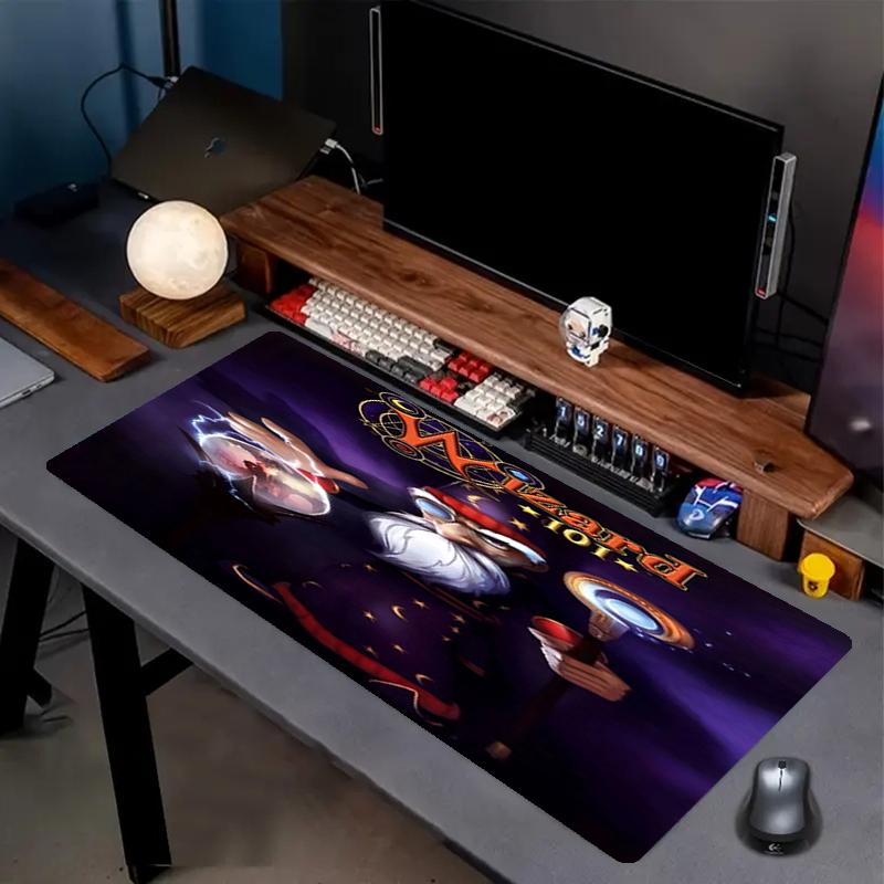 Wizard Theme Mouse Pad, Non Slip Rubber Base, Multifunctional Office & Home Decor, Perfect for Workspace Personalization.