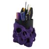 Skull Pen Holder Makeup Brush Holder Bathroom Storage Holder Skeleton Desk Organizer for Keys Cosmetic Tools Halloween Decorations