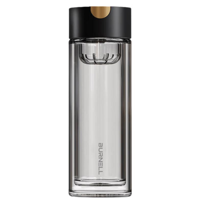Burnell Double-Wall Glass Water Bottle