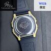 Inverted LCD X Blue LED Model Custom LED Custom F-91WM-9AJH Base, (CASIO Base) Watch