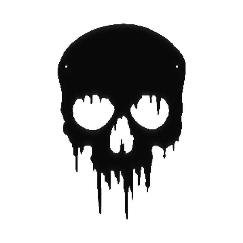 

Хэллоуин Череп Настенный Декор Металлическая Настенная Скульптура Украшение для Дома Спальни Гостиной Дом с Привидениями Офисное Украшение чёрный